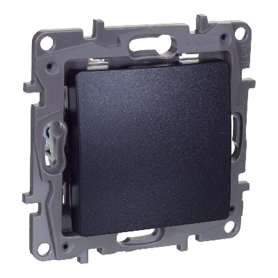 Переключатель перекрестный 1-кл. Etika 250В 10AX винт. зажимы антрацит IEK 672649