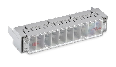 Кассета для грозоразрядников PrMag на 10 пар Cabeus 7086c