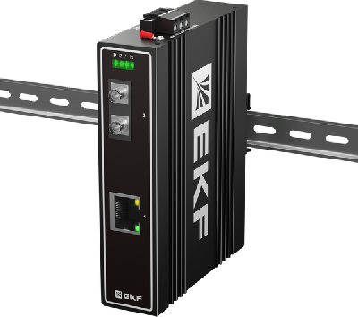 Медиаконвертер 10/100/1000Base-TX в 1000Base-X разъем FC двойн. одномодовое оптоволокно 1550нм TSX EKF TSX-MC1-1GX1GT-FC