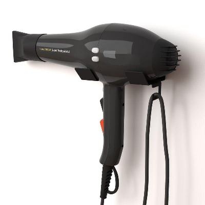 Держатель для хранения фена с креплением для сетевого кабеля черн. Rexant 38-0705