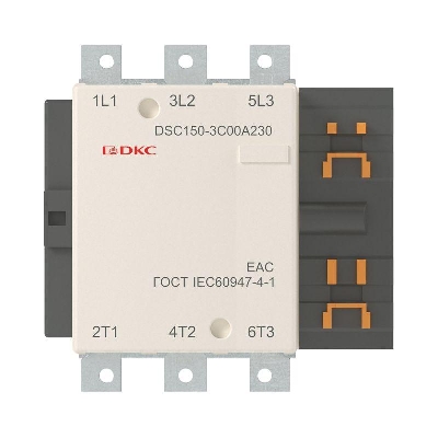 Контактор магнитный DSC150-3C00A230 150А 75кВт (AC3) 220В AC YON DSC150-3C00A230