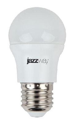 Лампа светодиодная PLED-SP 7Вт G45 шар 3000К тепл. бел. E27 540лм 230В JazzWay 1027863-2