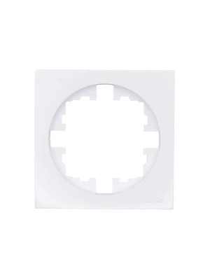Рамка 1-м OSEN горизонт. квадрат бел. LEZARD 743-0200-146
