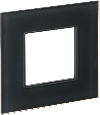 Рамка 1-м SKANDY SK-F21G стекло графит IEK SK-M12-G-K53