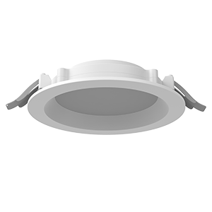 Светильник светодиодный DL-01 Pro 160мм 25Вт 4000К 176x51мм IP65/40 круглый встраив. с опаловым рассеив. RAL9003 бел. муар диммер DALI VARTON V1-RF-00183-10D01-6502540