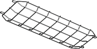 Решетка защитная 91 790 ДО-01-01 365х125х15мм черн. Innolux 91790