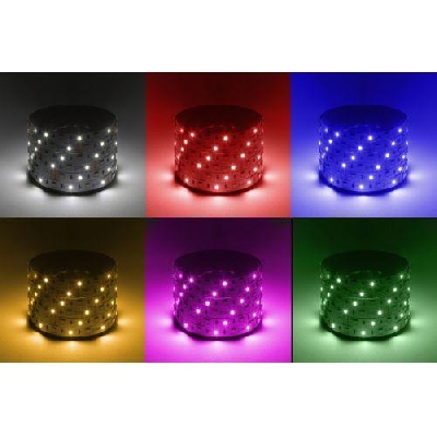 Лента светодиодная LS5050 -14.4-60-12-RGB+W(6500)-IP20-1 year-5m RGB+холод. бел. (уп.5м) Эра Б0059911