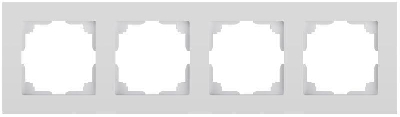 Рамка 4-м СП Accent 6-504-01 бел. Intro Б0063757