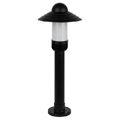 Светильник садово-парковый НТУ 01-60-008 Поллар IP54 E27 max60Вт h660мм напольный черн. ЭРА Б0057494