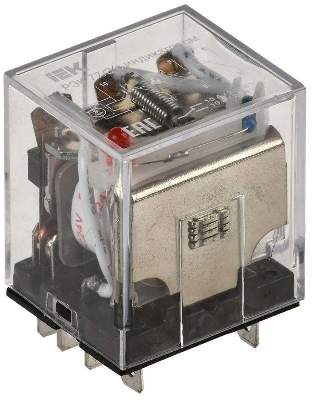 Реле РЭК 77-3(LY3) с инд. 10А 24В DC IEK RRP10-3-10-024D-LED