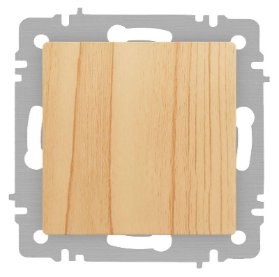 Кнопка Accent 6-109-11 10А-250В IP20 СУ сосна Intro Б0063626