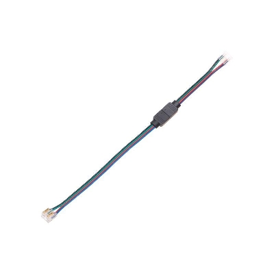 Коннектор с джеком для подключения к контроллеру светодиодной ленты RGB COB 10мм Rexant 148-109