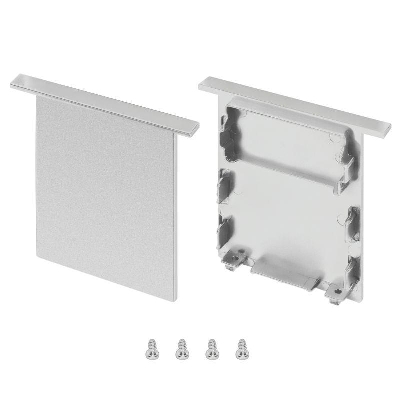 Заглушка SL-LINIA52-3L-F-MIDDLE глухая пластик (комплект) Arlight 044709