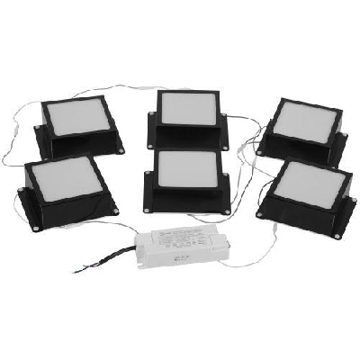 Светильник светодиодный SPO-646-3-4K-B6 36Вт 4000К 3420лм грильято 100х100 домино компл. 6 кубиков и драйвер бел. Эра Б0063052