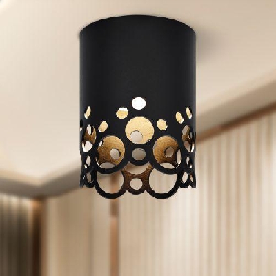 Светильник OL49 BK GX53 IP20 настенно-потолочный спот черн. Эра Б0059800