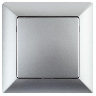 Переключатель промежуточный 1-кл. СП Solo 4-108-03 10А 250В IP20 алюм. Intro Б0053619