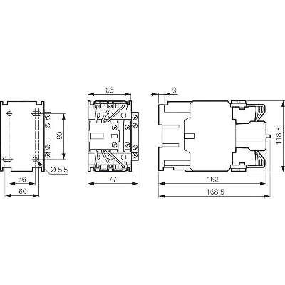 Контактор CTX-C для конд. Н.О.+Н.З 110А 230В Leg 029654