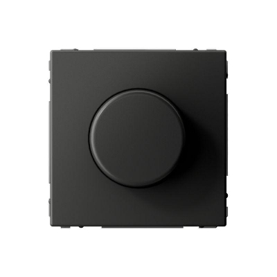 Светорегулятор поворотно-нажимной (диммер) ArtGallery LED RC 400Вт механизм базальт SE GAL001423