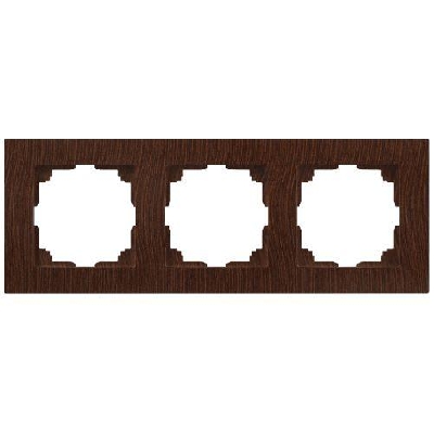 Рамка 3-м СП Accent 6-503-10 венге Intro Б0063794