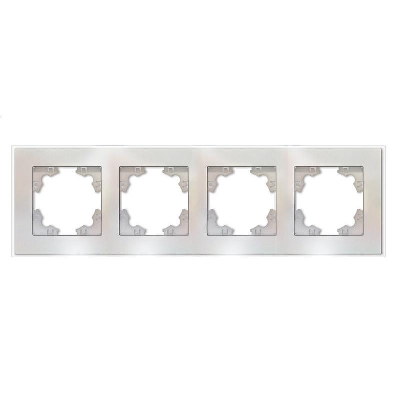 Рамка 4-м Афина стеклянная жемчуж. UNIVersal 2263