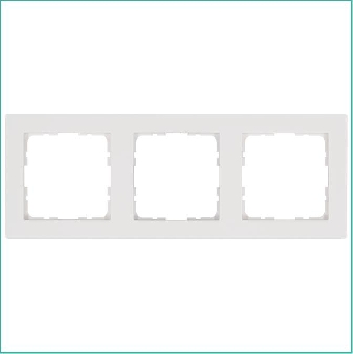 Рамка 3-м G-Classic бел. глянцевый Jasmart G1003W