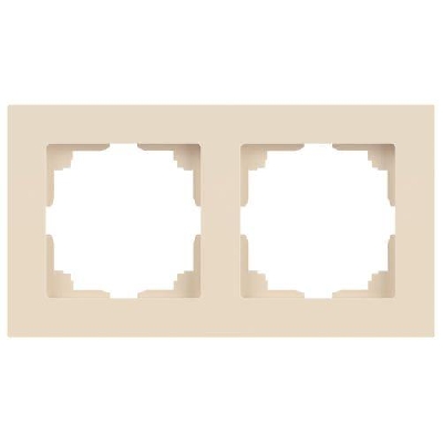 Рамка 2-м СП Accent 6-502-02 сл. кость Intro Б0063752