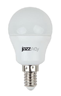 Лампа светодиодная PLED-SP 7Вт G45 шар 5000К холод. бел. E14 540лм 230В JazzWay 1027870-2