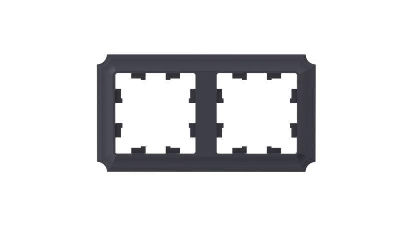 Рамка 2-м AtlasDesign Antique универс. карбон SE ATN101002