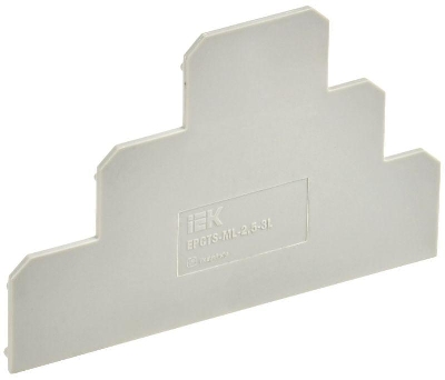 Заглушка для CTS-ML ARMAFIX 3 ур. 2.5кв.мм сер. IEK YCT13-00-3-K03-002-ZGL