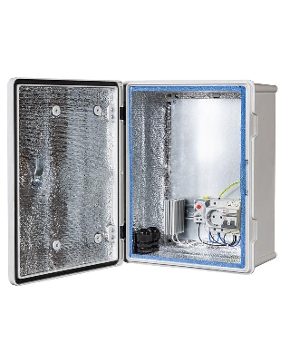 Шкаф монтажный композитный 290х390х190 Пластик-2УТ+ Mastermann 00-01020932