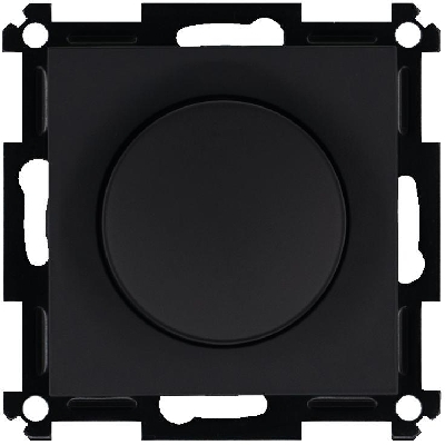 Светорегулятор поворотно-нажимной универс. (диммер) 3-500Вт LED 3-250Вт HV - 500Вт механизм бел. Jasmart G4012PB-500RV