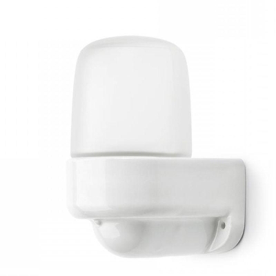 Светильник НББ 02-60-003 для бани керамика/стекло угловой IP54 E27 max 60Вт 150х110х85 бел. Эра Б0064016