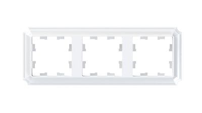 Рамка 3-м AtlasDesign Antique универс. бел. SE ATN100103