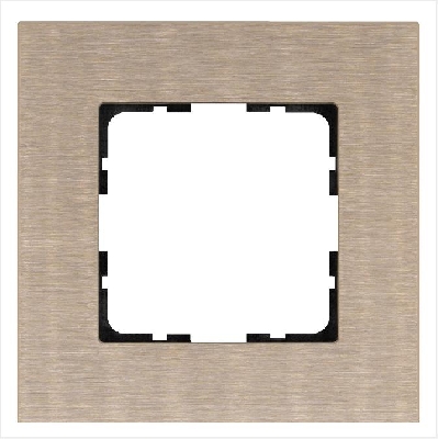 Рамка 1-м G-Metal метал. алюм. шампань Champagne Gold Jasmart G1001AG