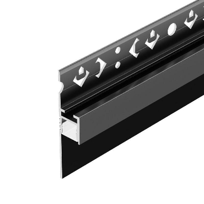 Профиль ARH-PLINTUS-FANTOM-2000 BLACK L2000 алюм. Arlight 038550