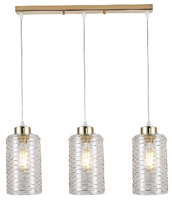 Светильник подвесной (подвес) Malice 9124-203 3хE27 40Вт модерн потолочный Rivoli Б0054878