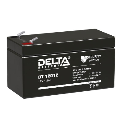 Аккумулятор ОПС 12В 1.2А.ч Delta DT 12012