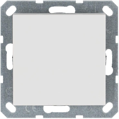 Переключатель проходной 1-кл. 10А IP20 механизм бел. глянцевый Jasmart G3012W