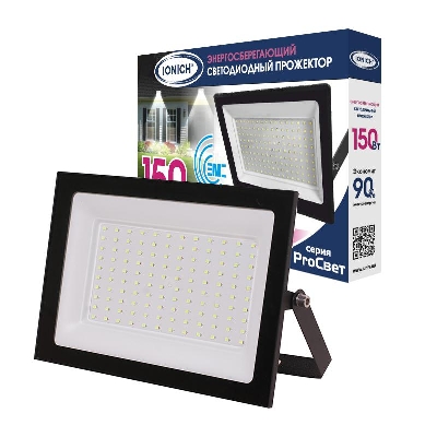Прожектор светодиодный IFL-150-865-BL-IP65-ProСвет 150Вт 6500К IP65 12500лм IONICH 1657