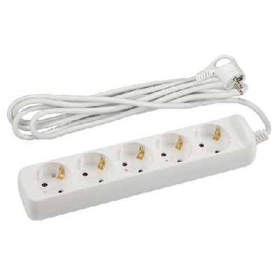 Удлинитель 5х3м с заземл. ПВС 3х1.5 16А U-5e-3m-3x1.5 Эра Б0044038