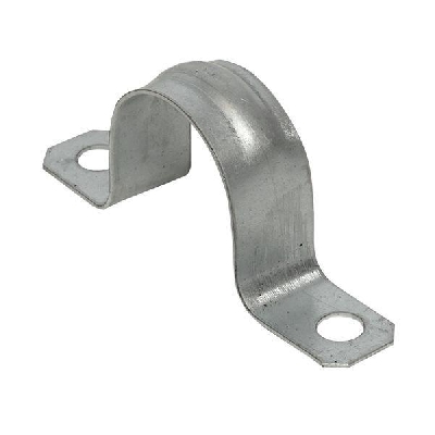 Скоба крепежная двухлапковая d25-26мм метал. (уп.10шт) PROxima EKF sm-2-25-26-r