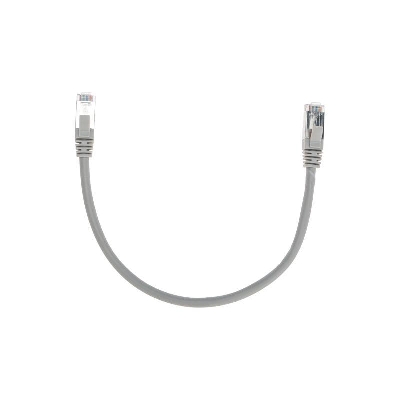 Патч-корд F/UTP кат.6 RJ45-RJ45 26AWG LSZH 0.3м сер. Rexant 02-0210-03