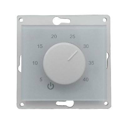 Термостат механический с ручным управлением; датчиком темпер. пола; под рамку Schneider Electric Glossa бел. EXTHERM Th-HF-G-W