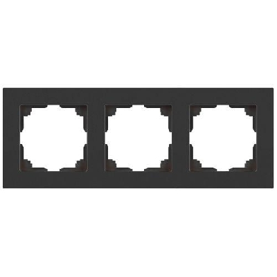 Рамка 3-м СП Accent 6-503-07 графит Intro Б0063791