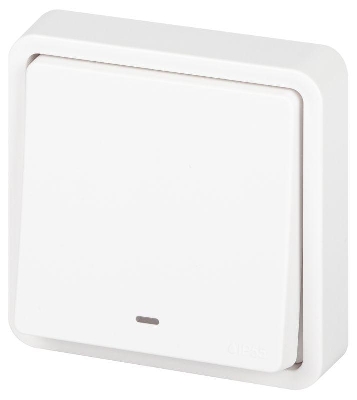 Выключатель Эксперт 11-1522-01 с подсветкой IP55 10АХ-250В СУ бел. Эра Б0063279