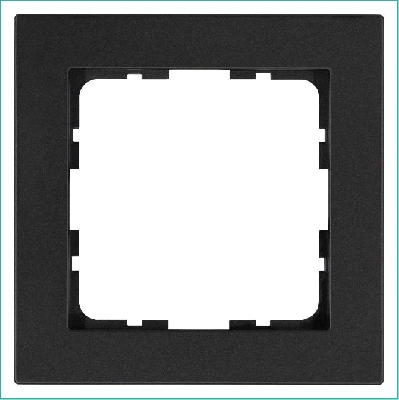 Рамка 1-м G-Classic антрацит Jasmart G1001B