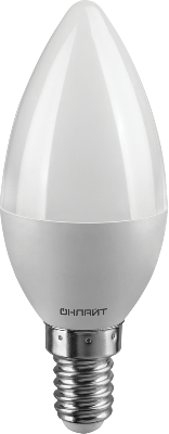 Лампа светодиодная 71 629 OLL-C37-6-230-4K-E14-FR 6Вт свеча 4000К нейтр. бел. E14 600лм 176-264В ОНЛАЙТ 71629