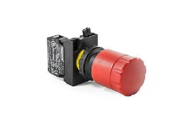 Кнопка аварийная включение отжатием (1НЗ) (CP) EMAS CP200ECN30