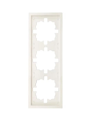 Рамка 3-мест. горизонт. ZIMA слон. кость LEZARD 704-9000-148