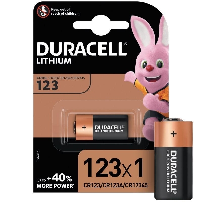 Элемент питания литиевый CR123 BP-1 ULTRA (блист.1шт) Duracell A0001263